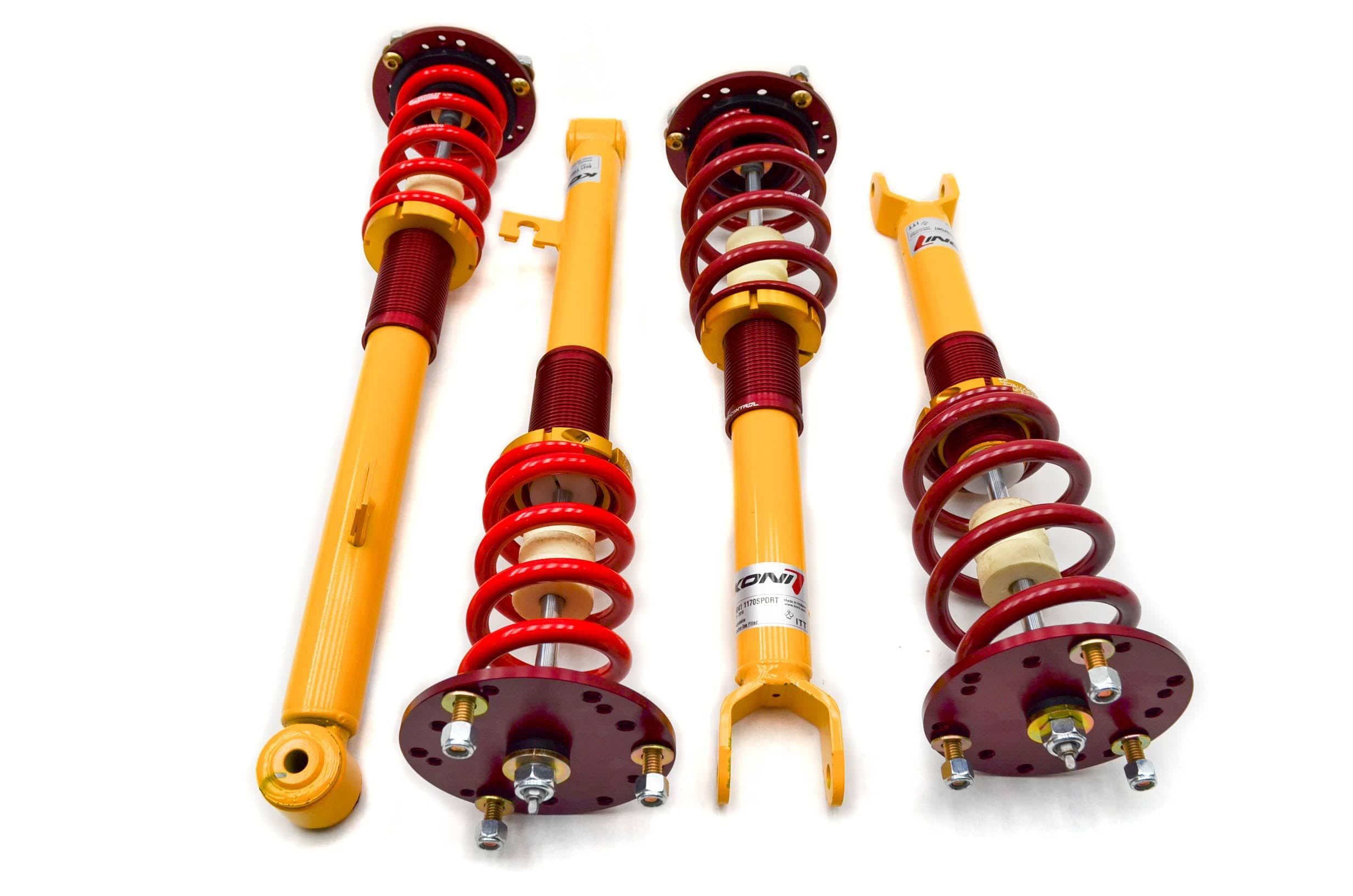 Ground Control Complete Coilovers for 1993-2002 Mazda RX-7 RWD with Koni Yellow Shocks 5025.76