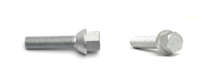 H&R wheel bolts, M12 x 1.5, 60° tapered seat, 17mm hex, silver