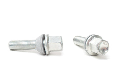 H&R wheel bolts, M14 x 1.5, 60° movable taper seat, 19mm hex, silver