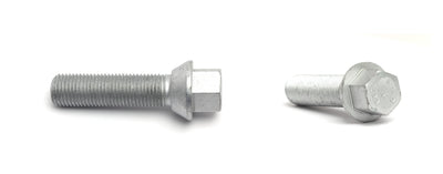 H&R wheel bolts, M14 x 1.5, 60° tapered seat, 17mm hex, silver