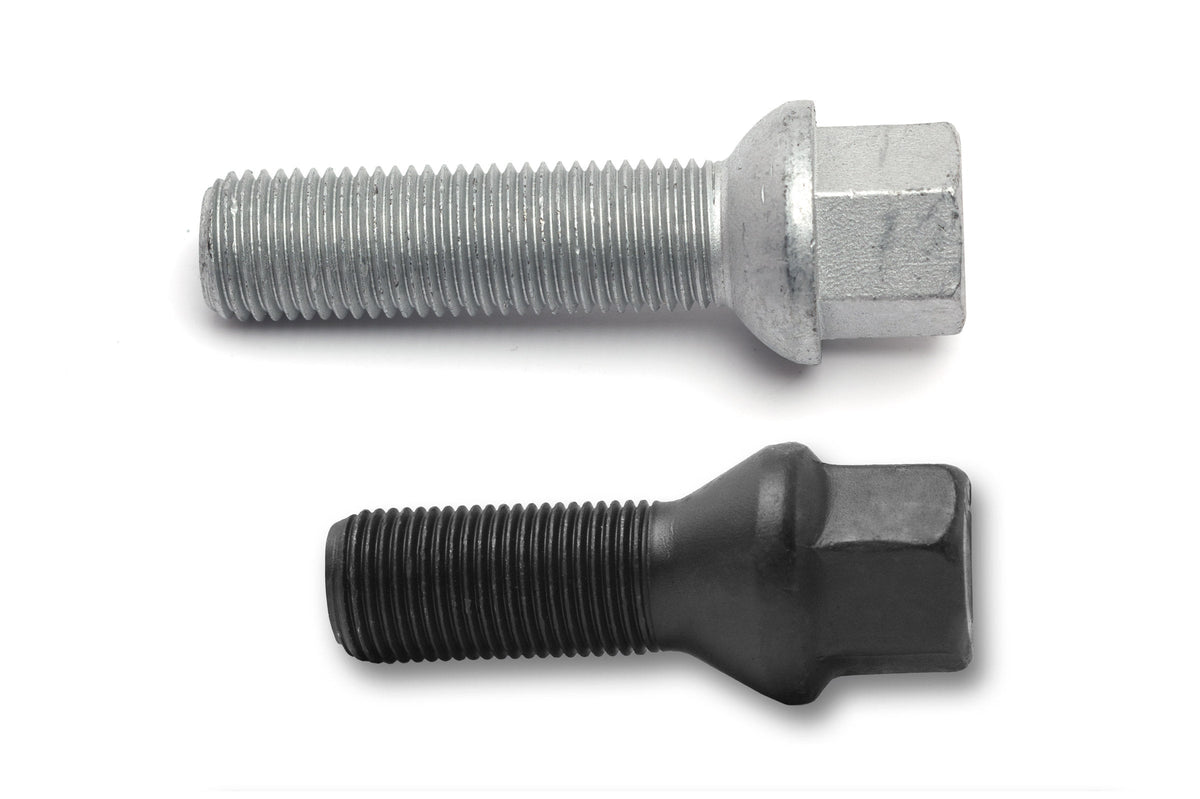 H&R wheel bolts, M14 x 1.5, Audi / Aston Martin removable ball seat, 17mm hex, silver