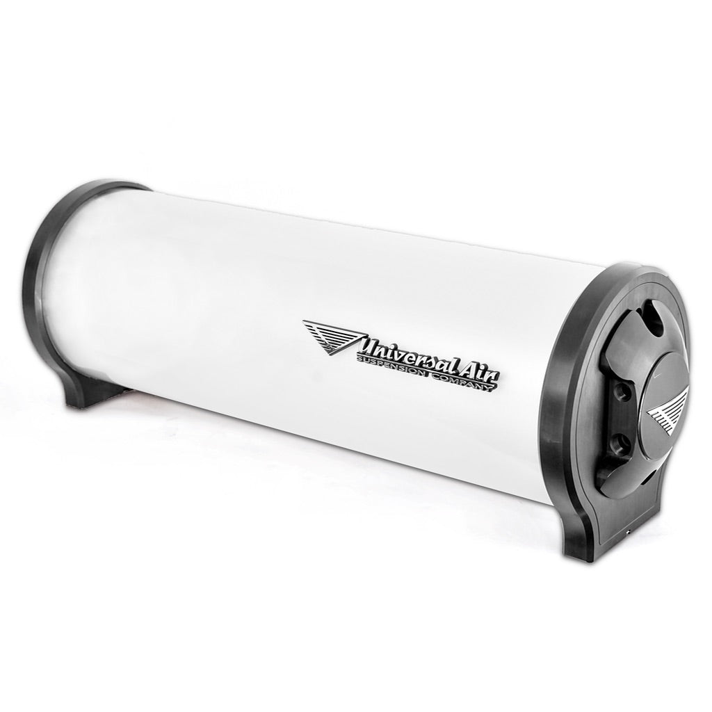 Universal Air Acrylic RGB Air Tank black end caps detail