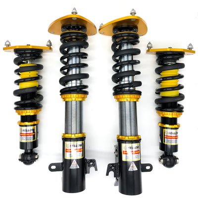 Yellow Speed Inverted Premium Competition Coilovers for 2007-2014 Audi TT Roadster FWD (8J)