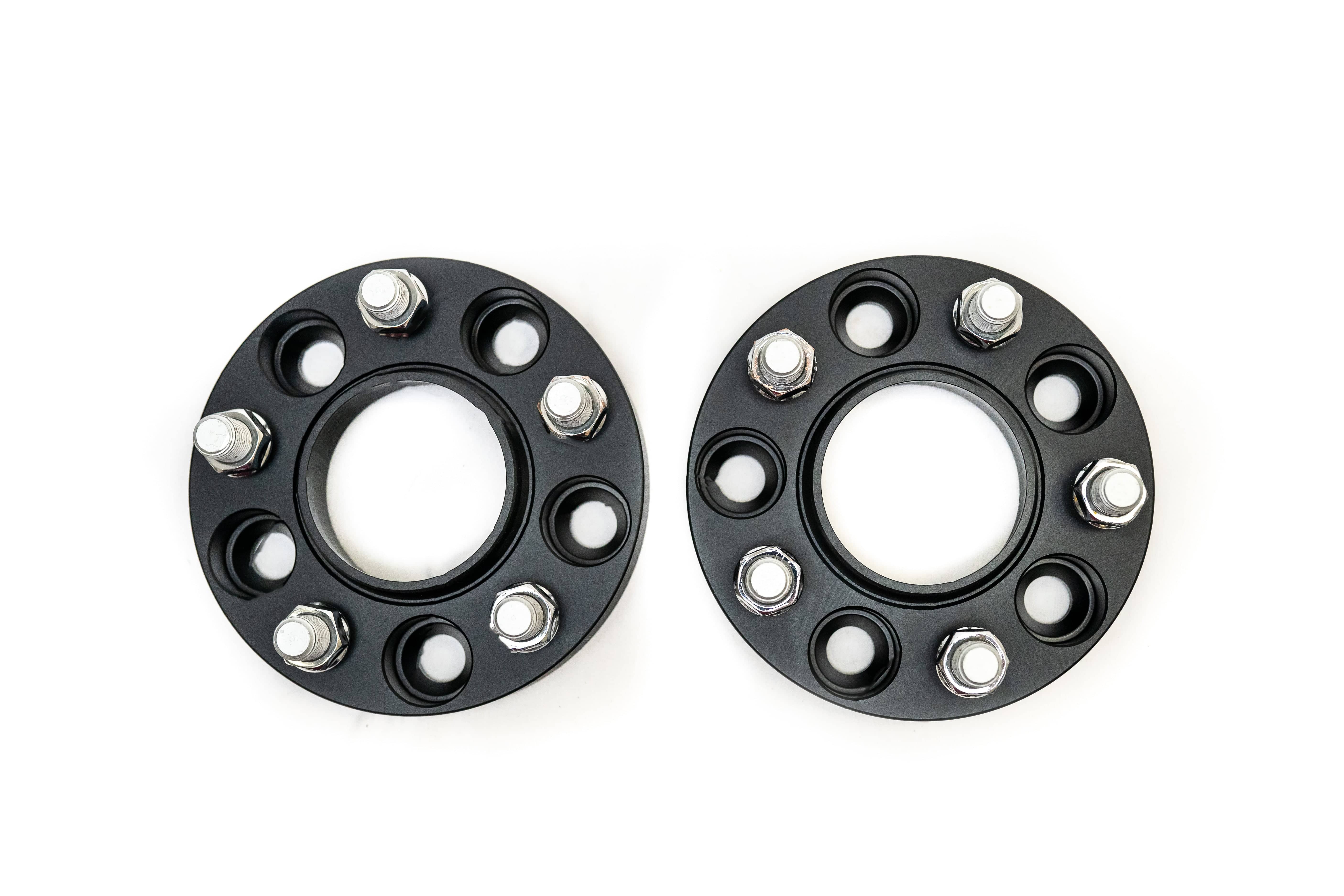 ISC Suspension 25mm Wheel Spacer - 5x114.3 Bolt Pattern (Pair) for 2015-2024 Ford Mustang ISC-WSMT25B
