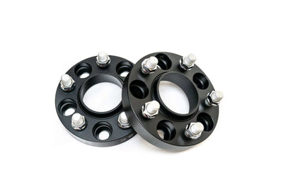 ISC Suspension 25mm Wheel Spacer - 5x114.3 Bolt Pattern (Pair) for 2015-2025 Ford Mustang (S550) ISC-WSMT25B