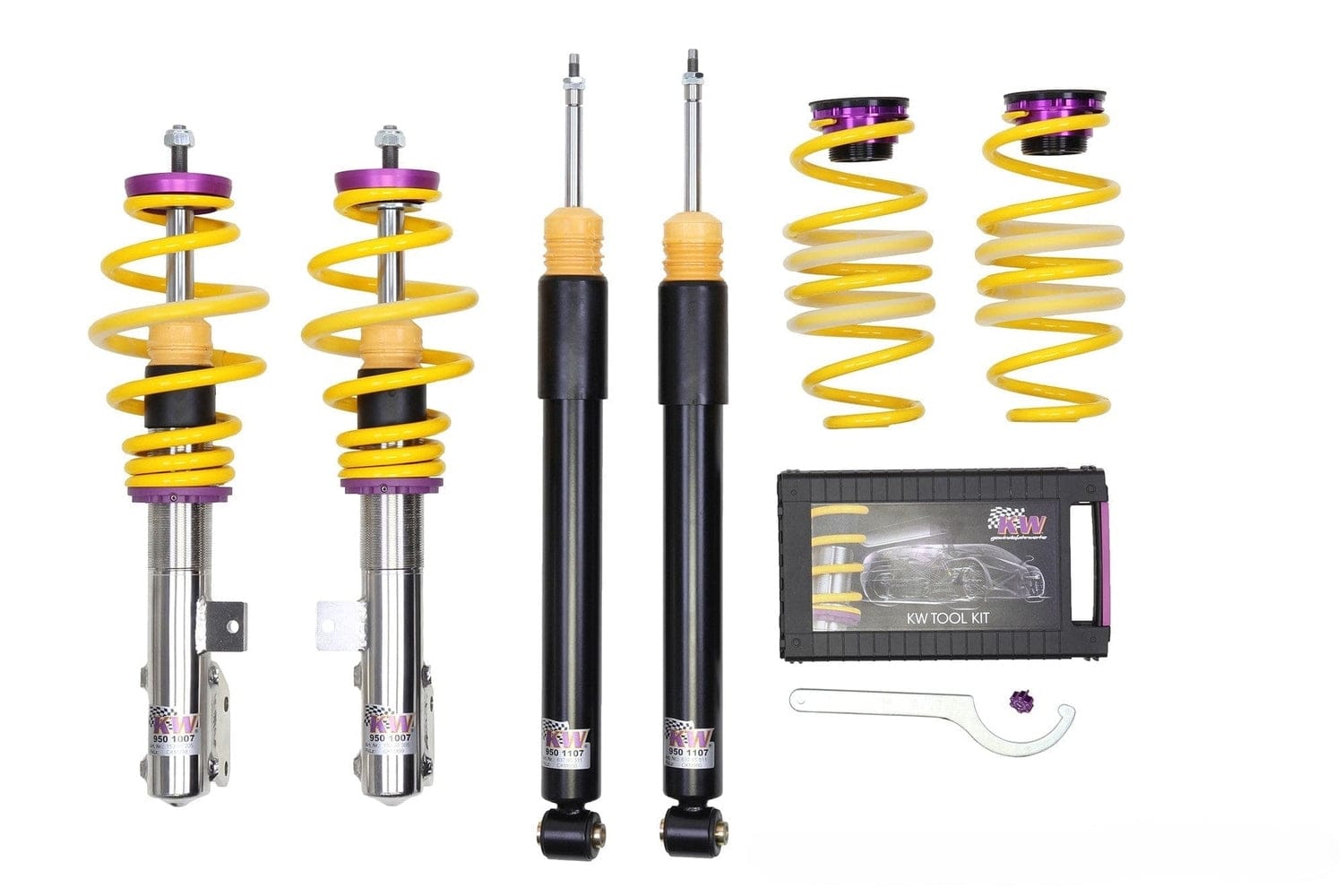 KW Suspension Variant 2 Adjustable INOX Coilover Kit for 2020-2023 BMW M340i xDrive 152200DK