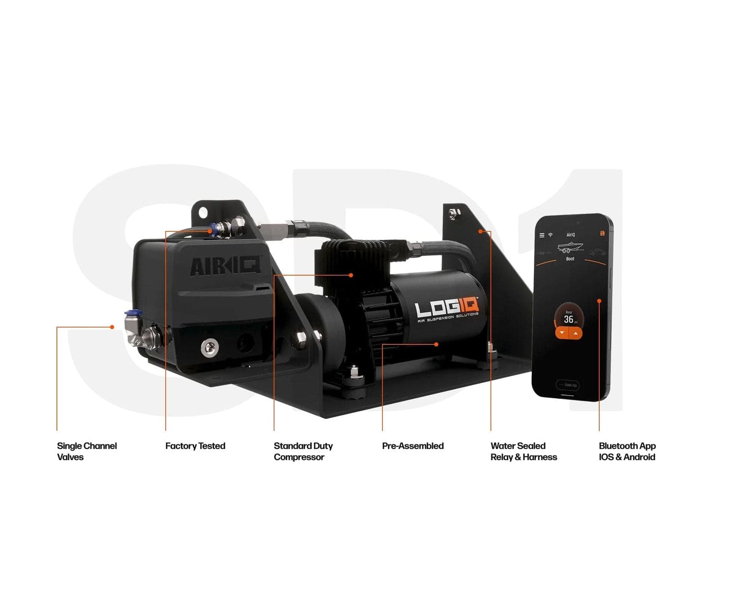 Logiq AirIQ SD1 Load Leveling System 50-41100