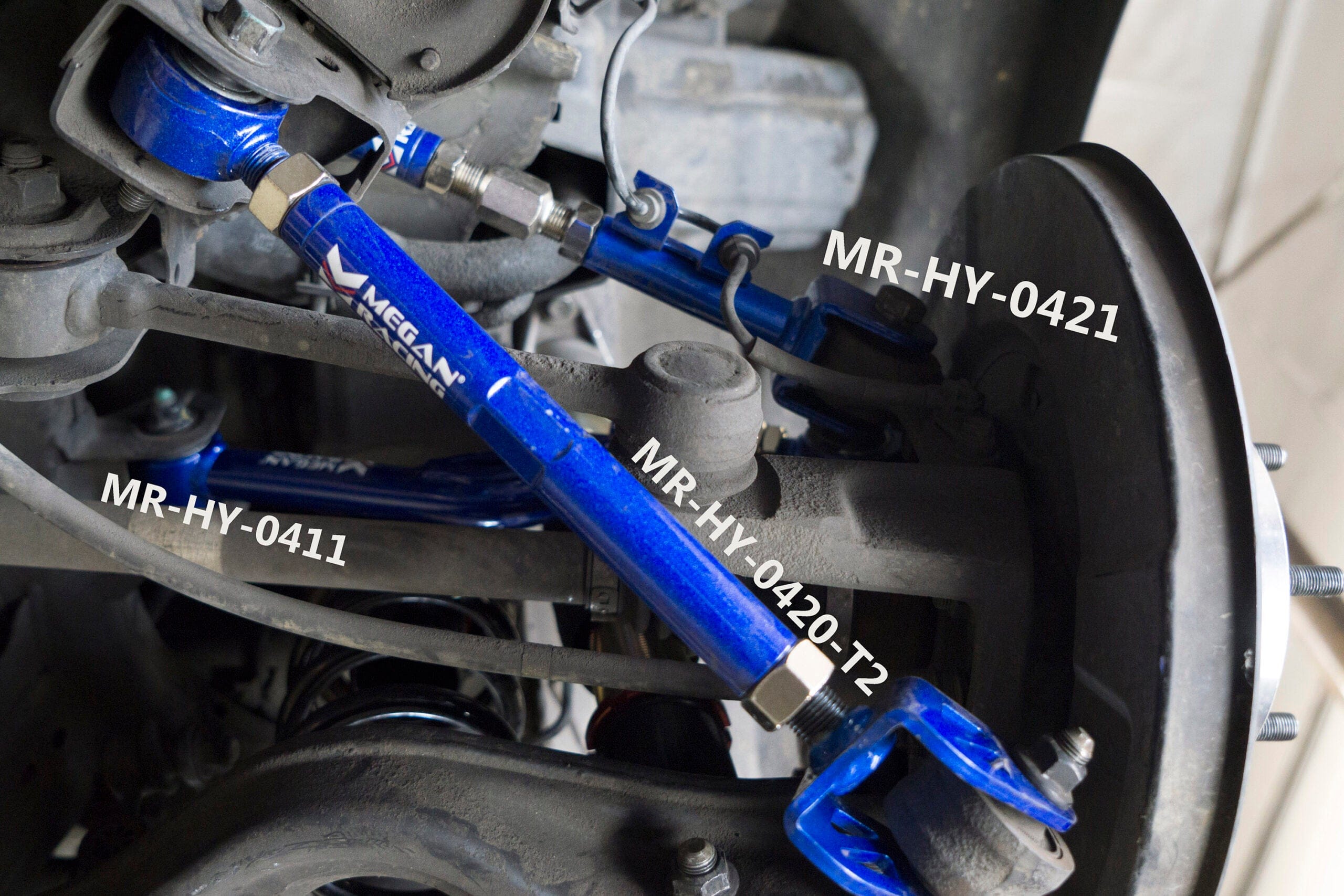 Megan Racing Type-II Trailing Arms (Rear) - 2010-2016 Hyundai Genesis Coupe MRS-HY-0420-T2