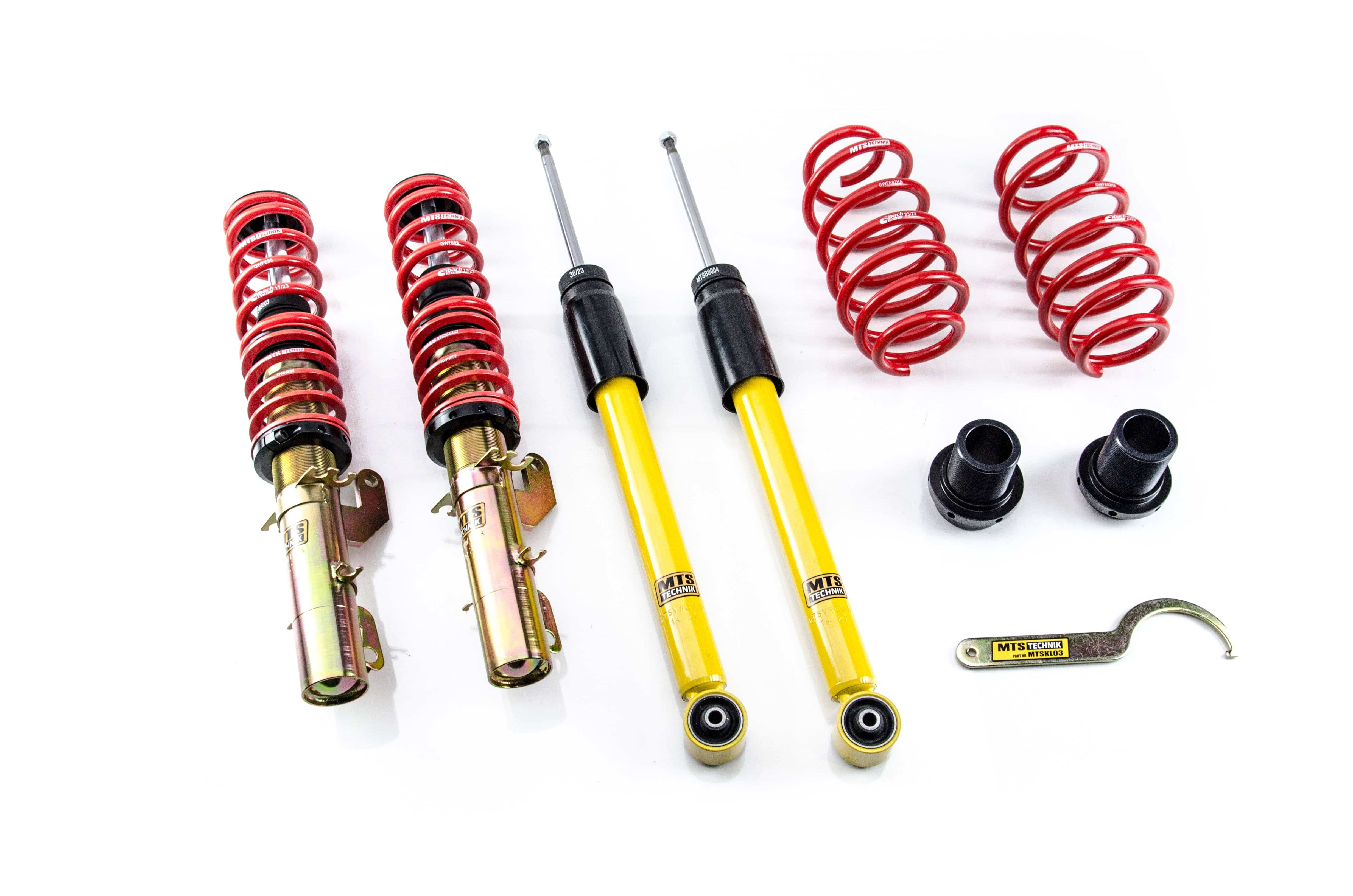 MTS Technik Comfort Series Suspension Coilover Kit for 1999-2006 Volkswagen Golf Kombi MK4 (1J5) MTSGWVW10-C