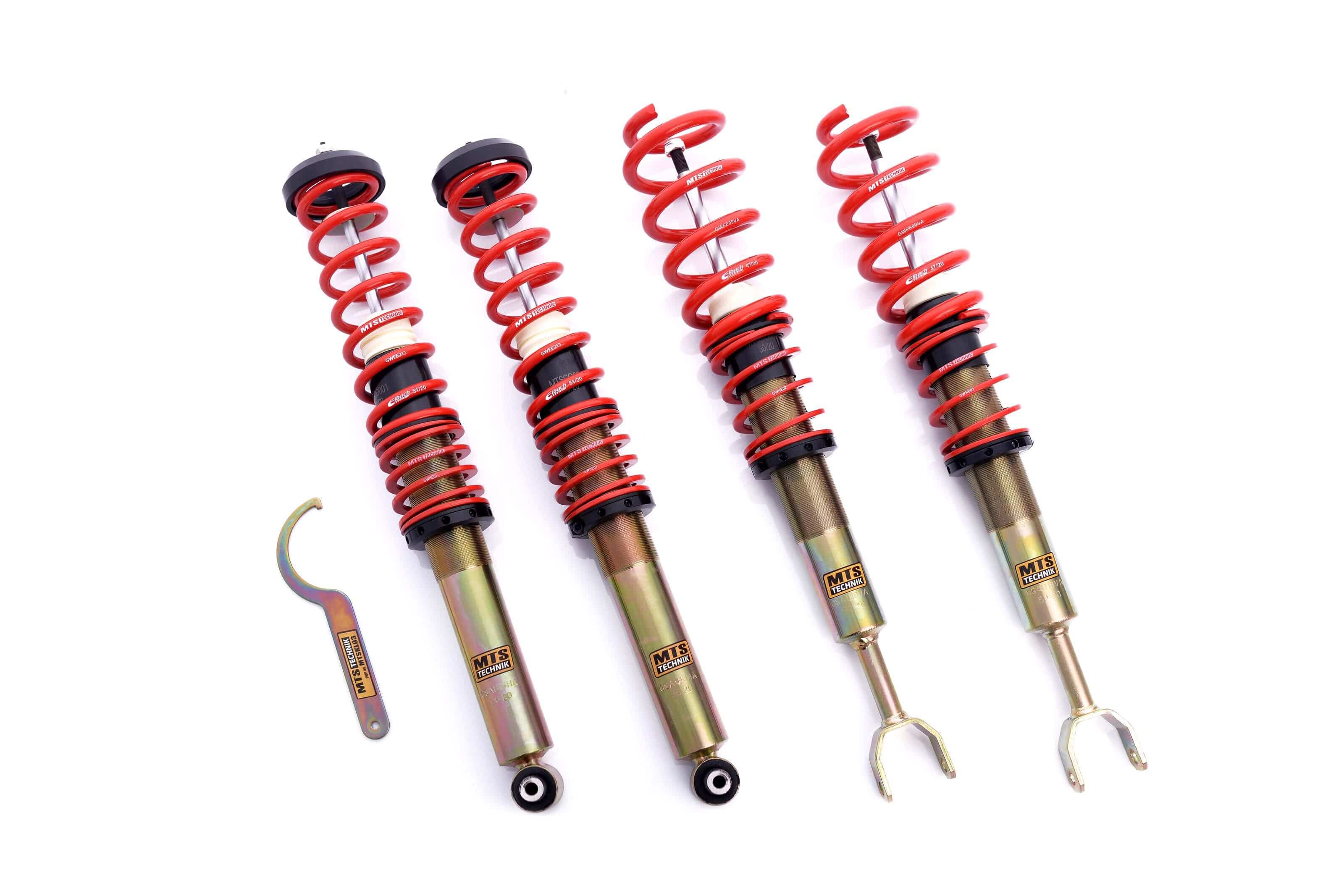 MTS Technik Comfort Series Suspension Coilover Kit (Front Axle Max Load 1080 kg) for 1994-2000 Audi A4 Sedan (8D2) MTSGWAU52-C