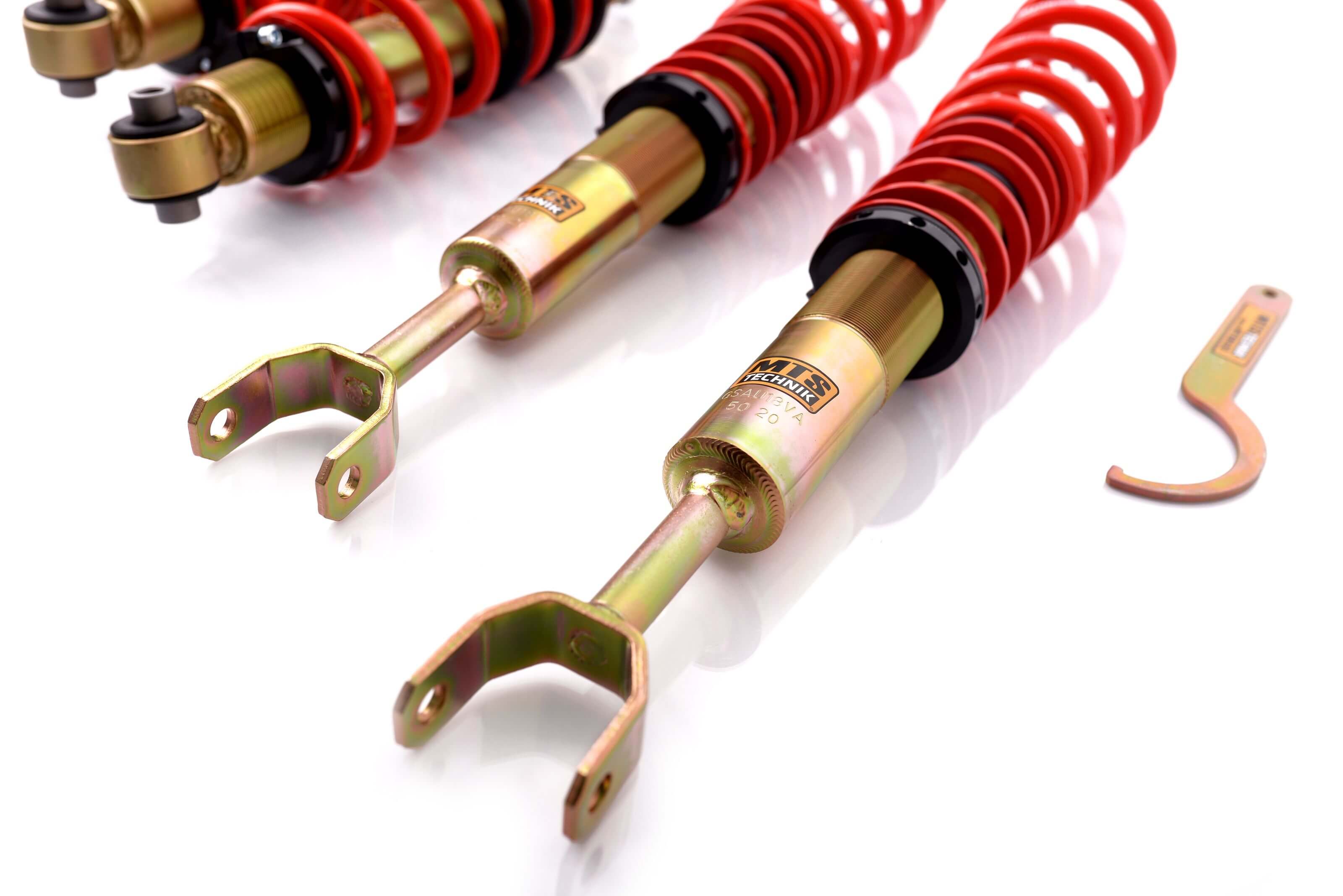 MTS Technik Comfort Series Coilovers - Front Axle Max Load 1080 kg for 1994-2001 Audi A4 Quattro Sedan (8D2) MTSGWAU40-C