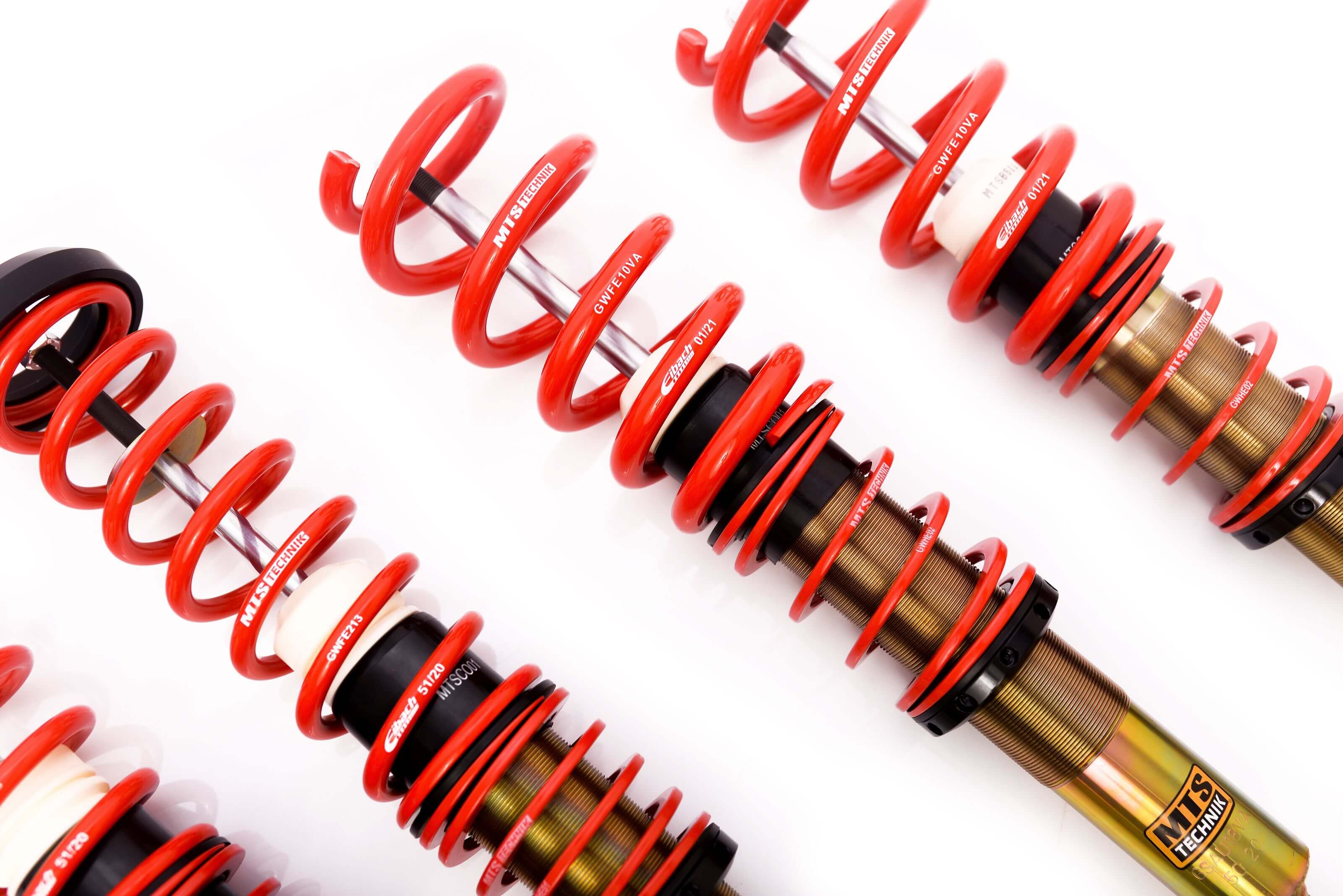 MTS Technik Comfort Series Coilovers - Front Axle Max Load 1081-1150 kg for 1994-2000 Audi A4 Sedan (8D2) MTSGWAU53-C