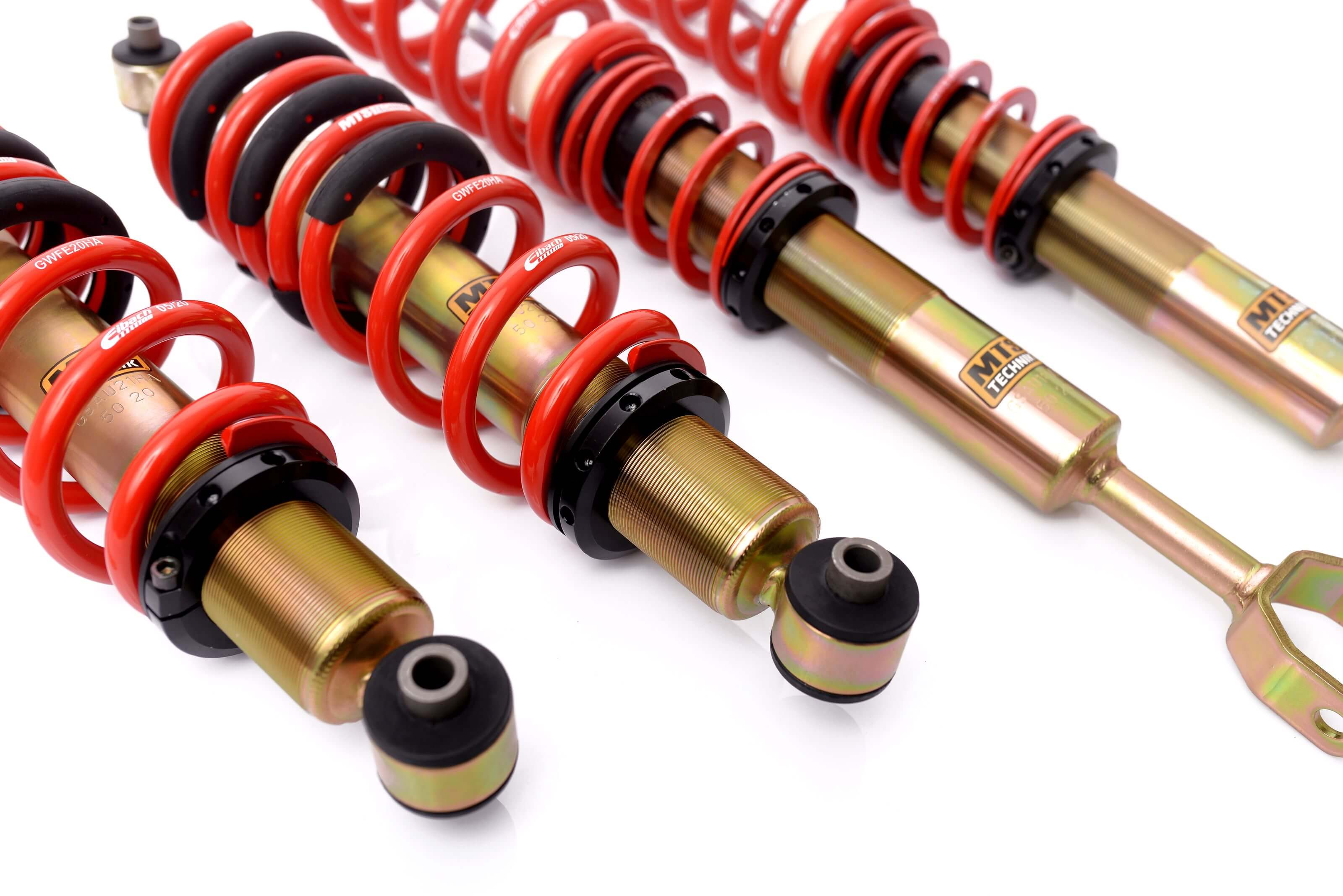 MTS Technik Comfort Series Coilovers - Front Axle Max Load 1081-1150 kg for 1994-2001 Audi A4 Quattro Sedan (8D2) MTSGWAU41-C