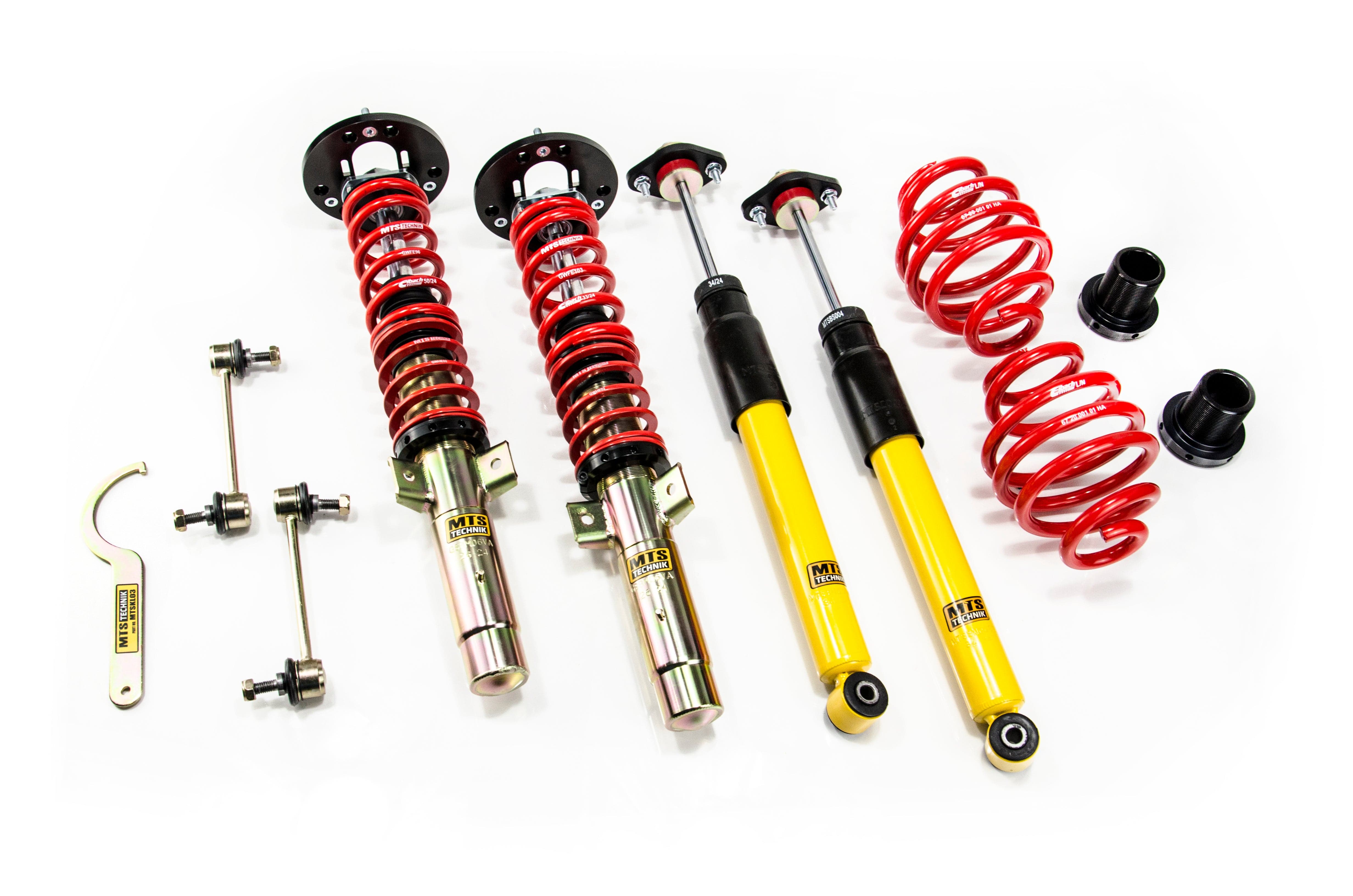 MTS Technik Comfort Series Suspension Coilover Kit for 1999-2001 BMW 323i (E46) MTSGWBM100-C