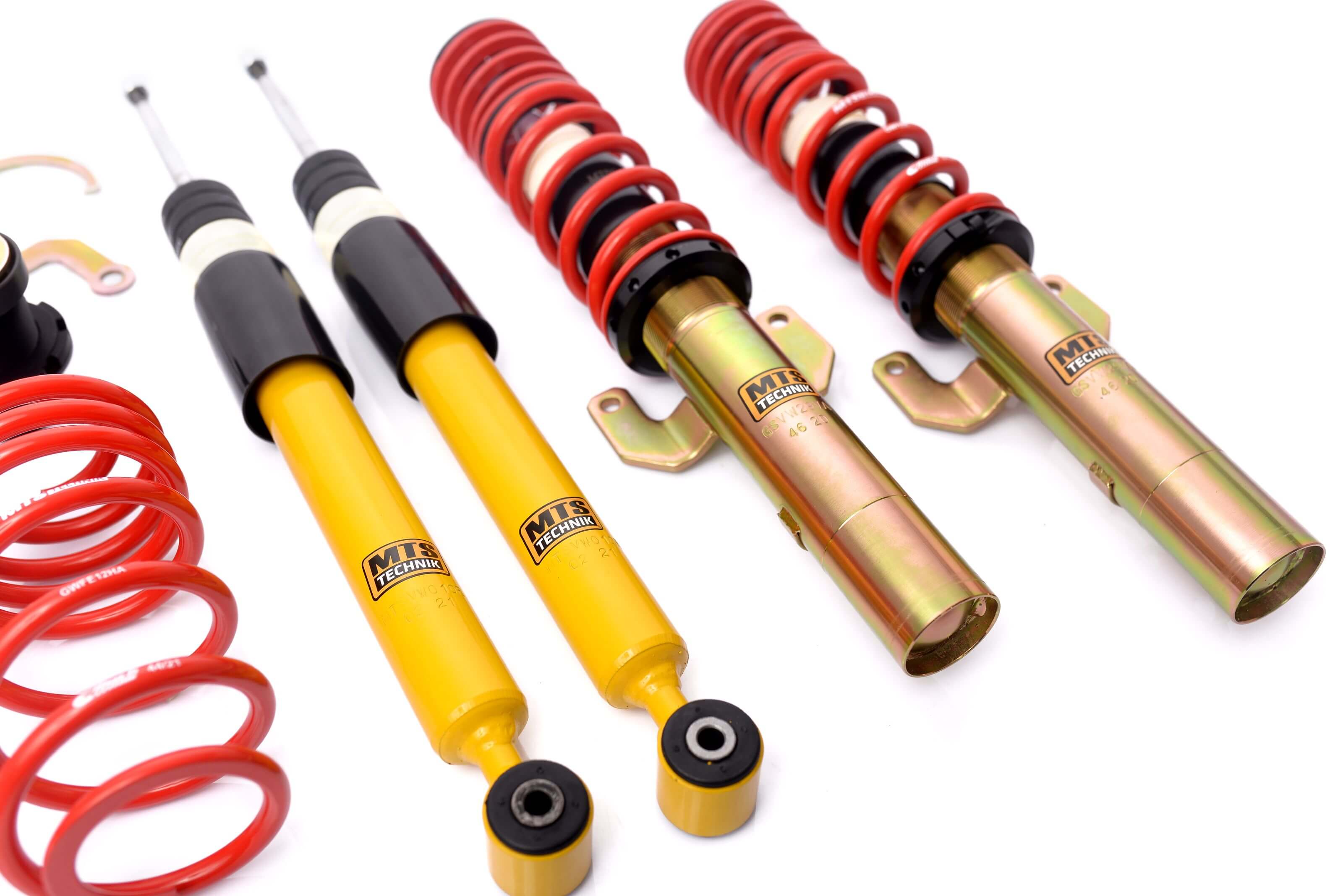 MTS Technik Comfort Series Suspension Coilover Kit for 2013-2022 Volkswagen Polo (6R/6C (MK5)) MTSGWVW46-C