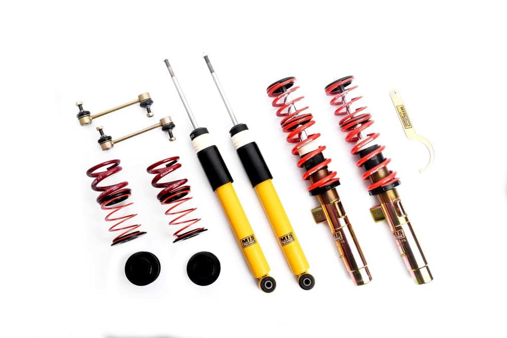 MTS Technik Stance Series Suspension Coilover Kit (Gold Housing, 15-55mm Front Lowering) for 2003-2009 BMW Z4 (E85/E86) MTSGWBM40-S