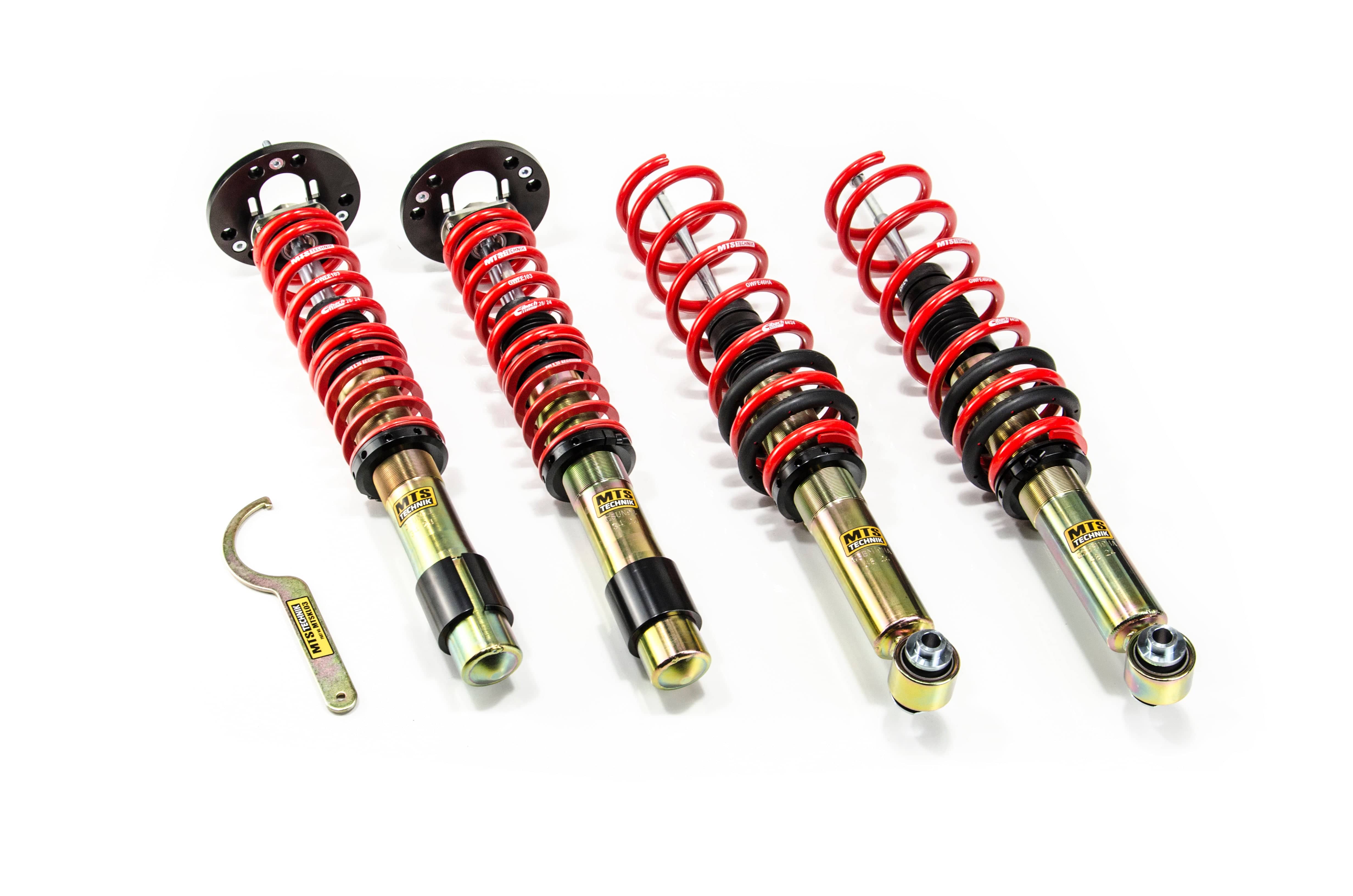MTS Technik Stance Series Suspension Coilover Kit (Gold Housing) for 2002-2003 BMW 540i (E39) MTSGWBM101-S