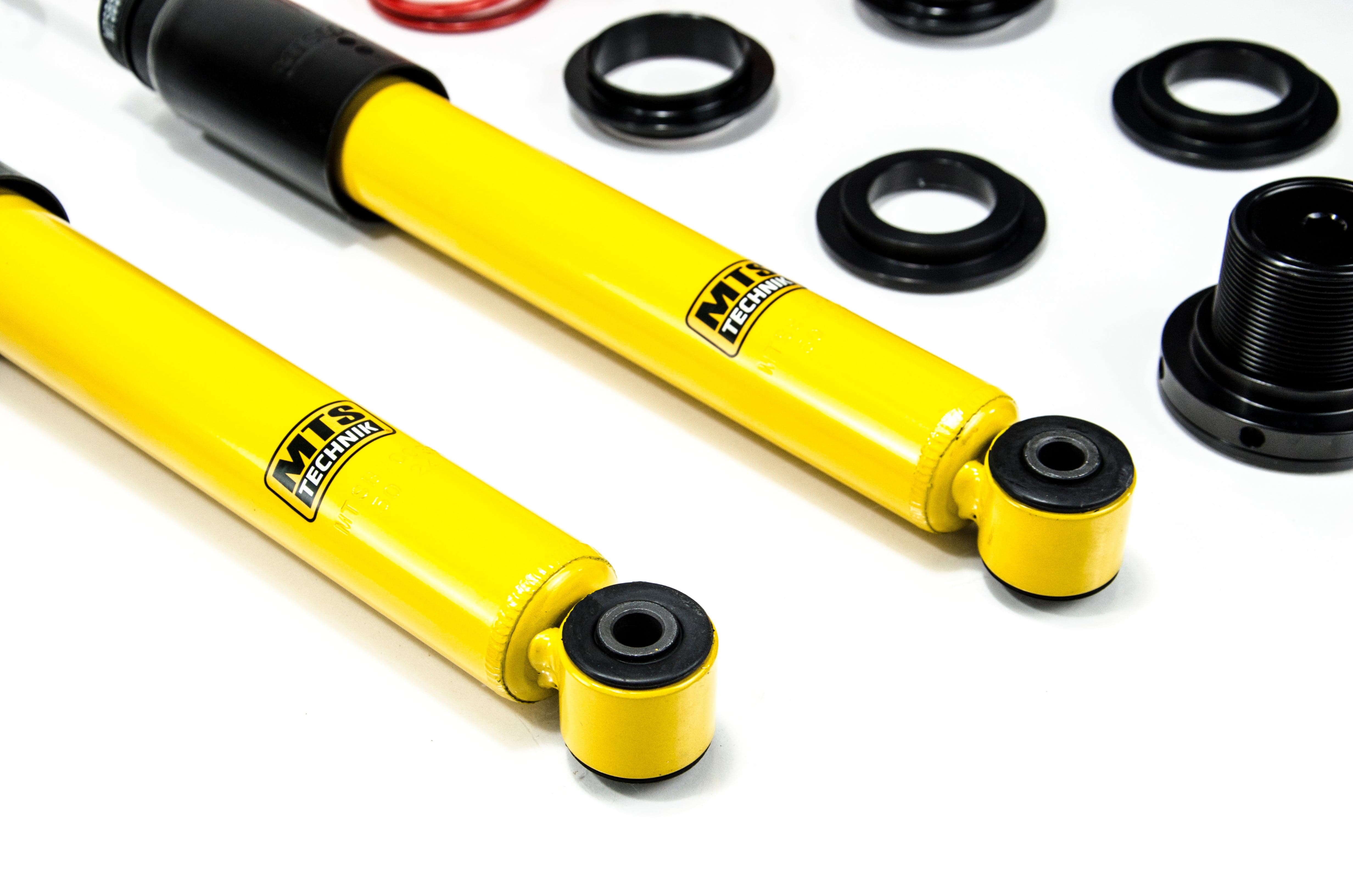 MTS Technik Stance Series Coilover Kit - Inox Housing, 40-85mm Front Lowering for 2003-2009 BMW Z4 (E85/E86) XMTSGWBM119-S