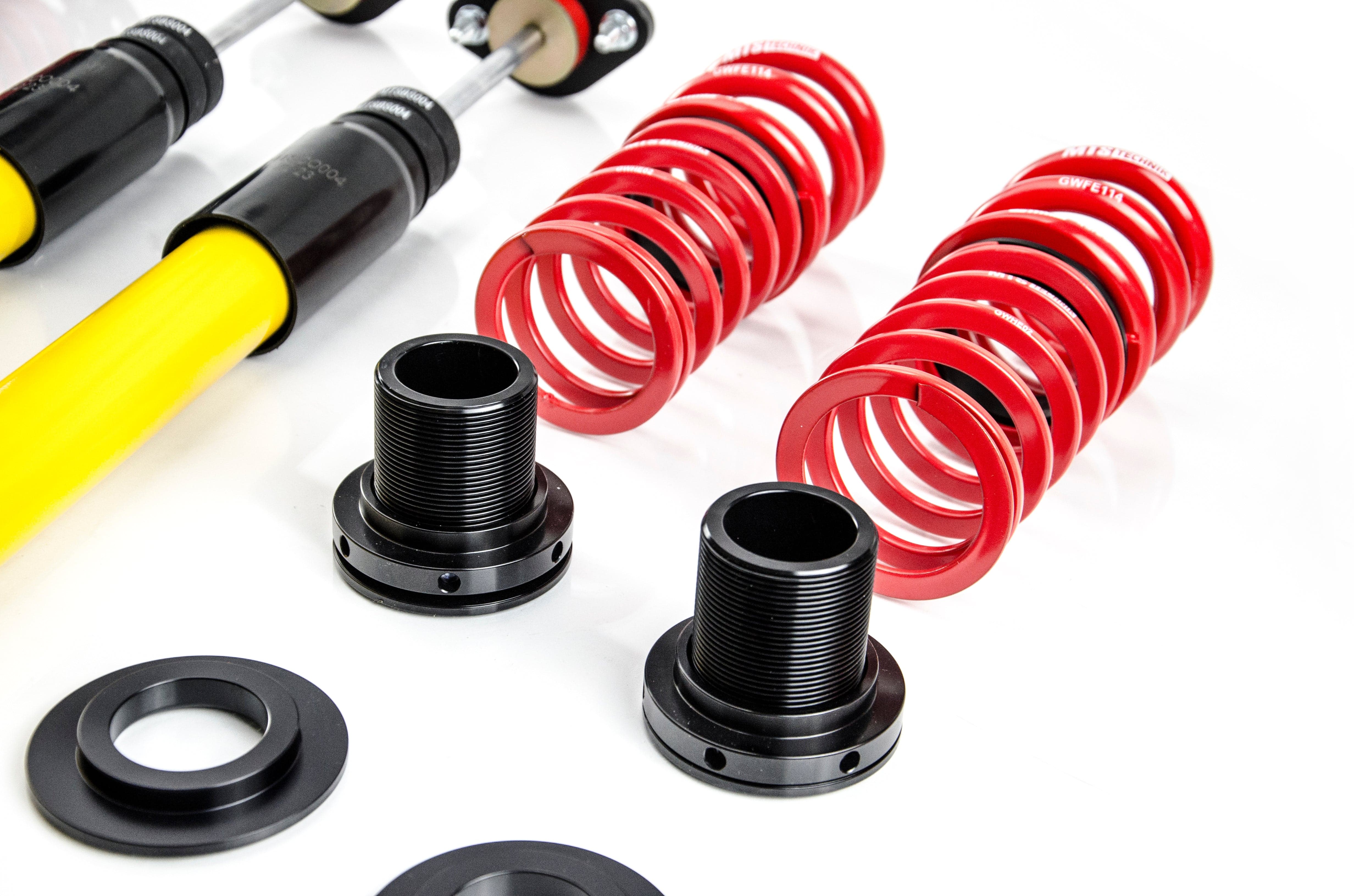 MTS Technik Stance Series Coilover Kit - With Front and Rear Top Mount, Inox Housing for 1992-1999 BMW M3 (E36) XMTSGWBM98-S