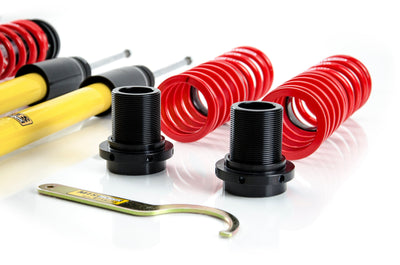 MTS Technik Stance Series Coilover Kit - With Front Axle Top Mount for 2000-2010 Volkswagen Jetta (MK3/MK4/MK5) XMTSGWVW87-S