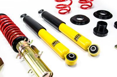 MTS Technik Stance Series Coilover Kit - With Front Axle Top Mount for 2002-2004 Audi S3 (8L/8P) MTSGWVW88-S