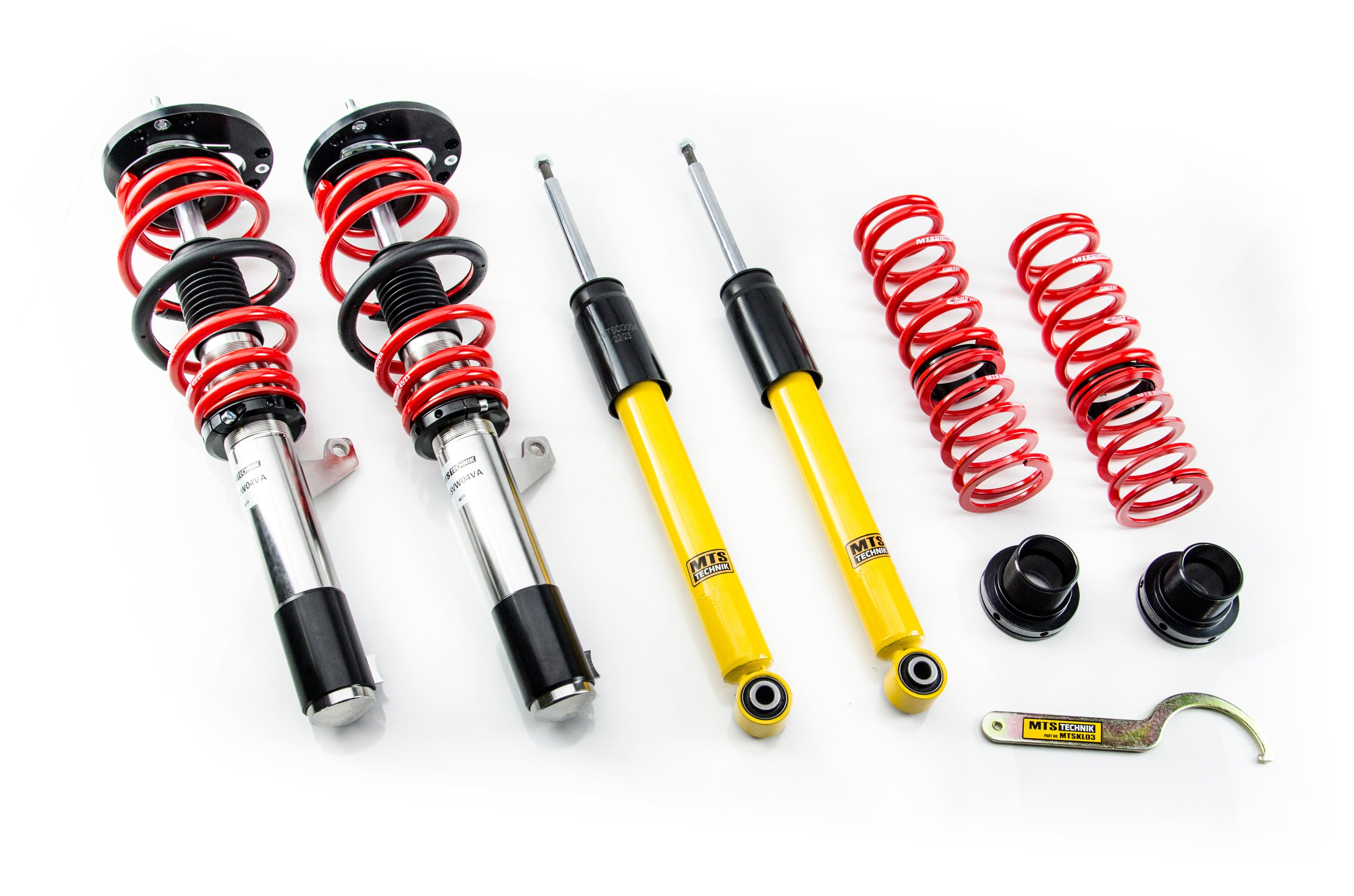 MTS Technik Stance Series Suspension Coilover Kit (w/ Front Axle Top Mount) for 2004-2009 Volkswagen Eos (1F) XMTSGWVW91-S