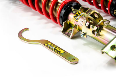MTS Technik Stance Series Coilover Kit - With Front Axle Top Mount, Gold Housing for 1997-2002 BMW 328i (E36/E46) MTSGWBM117-S
