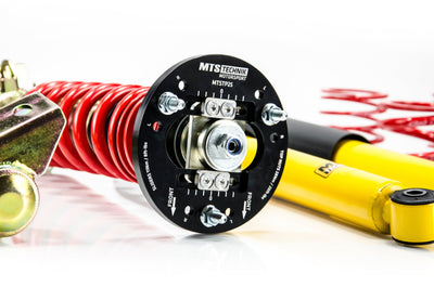 MTS Technik Stance Series Coilover Kit - With Front Axle Top Mount, Gold Housing for 1997-2002 BMW 328i (E36/E46) MTSGWBM117-S