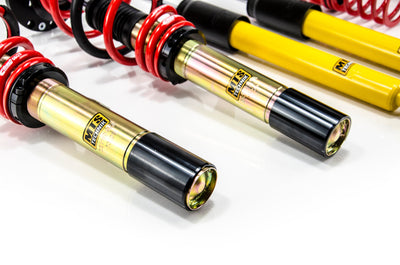 MTS Technik Stance Series Coilover Kit - With Front Axle Top Mount, Gold Housing, Multilink Rear Suspension for 2011-2019 Volkswagen Beetle (A6) MTSGWVW94-S