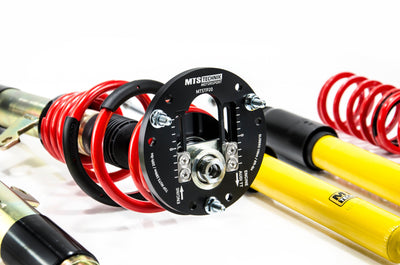 MTS Technik Stance Series Coilover Kit - With Front Axle Top Mount, Gold Housing, Torsion Beam for 2011-2019 Volkswagen Beetle (A6) MTSGWVW106-S