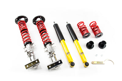 MTS Technik Stance Series Coilover Kit - With Front Axle Top Mount, Inox Housing for 1997-2002 BMW 328i (E36/E46) XMTSGWBM117-S