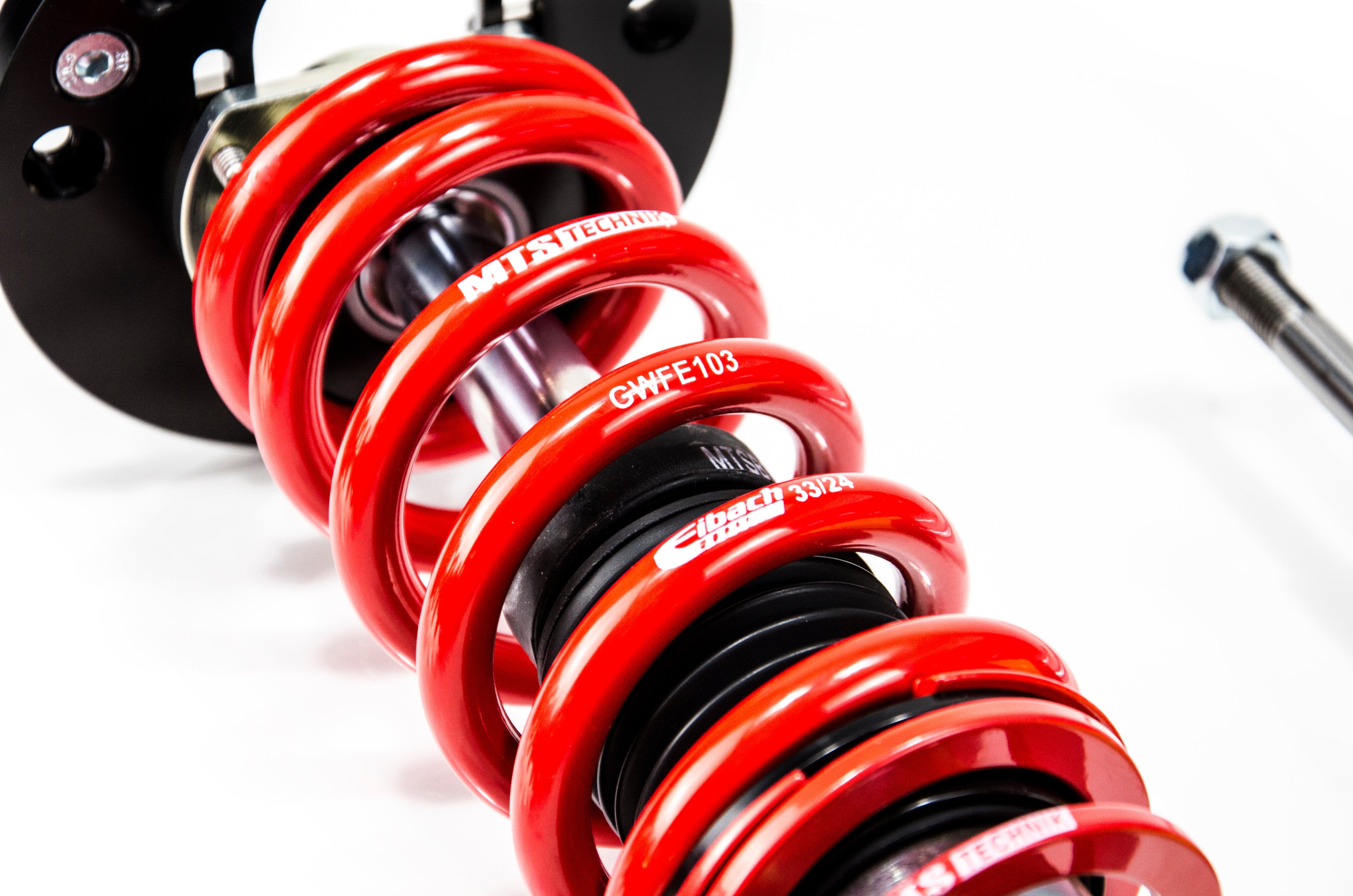 MTS Technik Stance Series Coilover Kit - With Front Top Mount, Gold Housing for 2010 BMW 535i (E61) MTSGWBM111-S