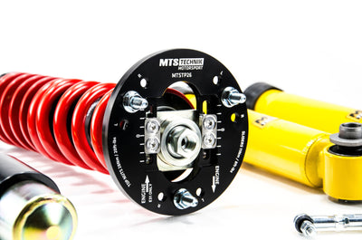 MTS Technik Stance Series Coilover Kit - With Front Top Mount, Gold Housing for 2010 BMW 535i (E61) MTSGWBM111-S