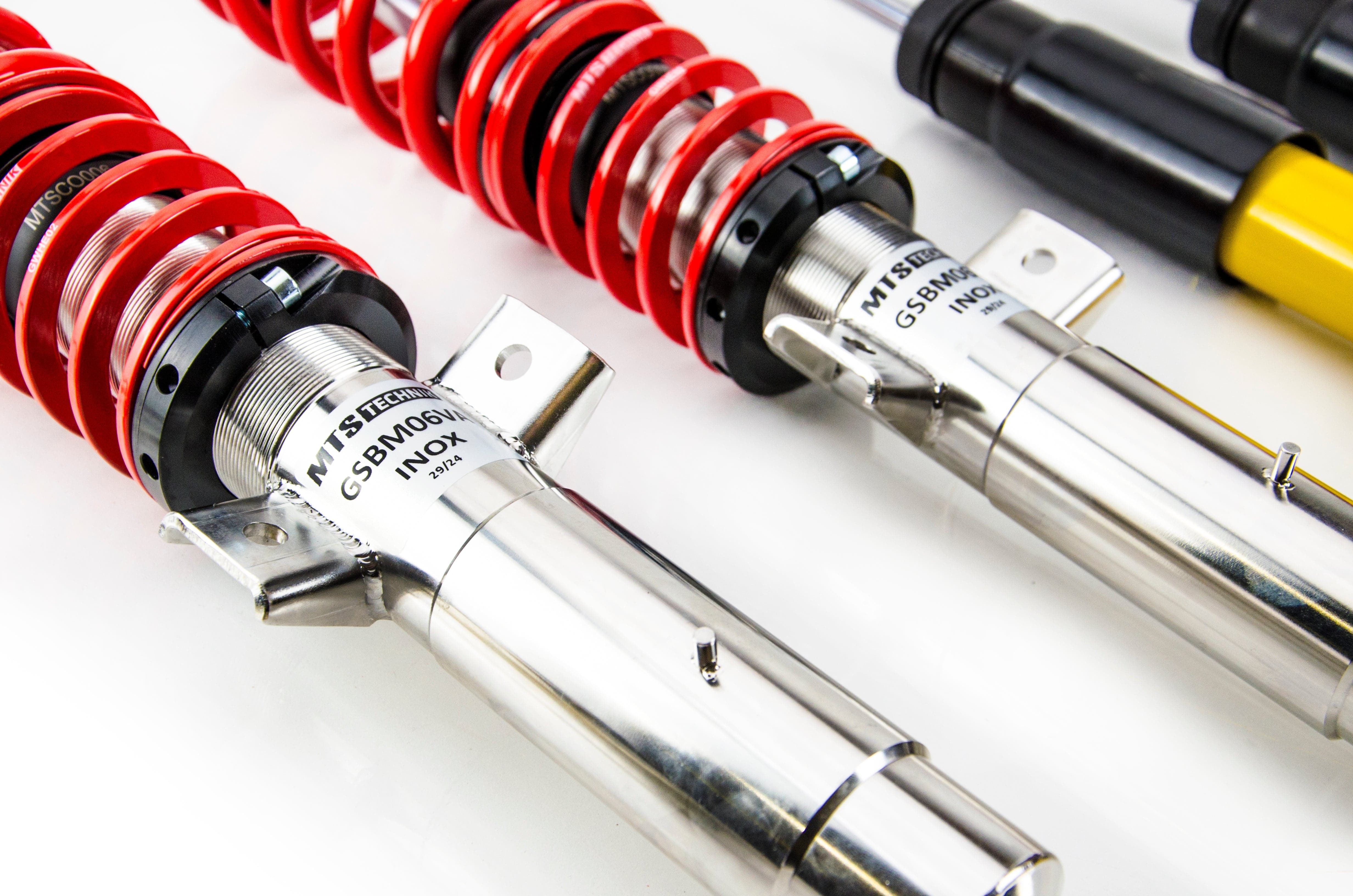 MTS Technik Stance Series Coilover Kit - Without Front Axle Top Mount for 2001 BMW 320i (E46) XMTSGWBM03-S