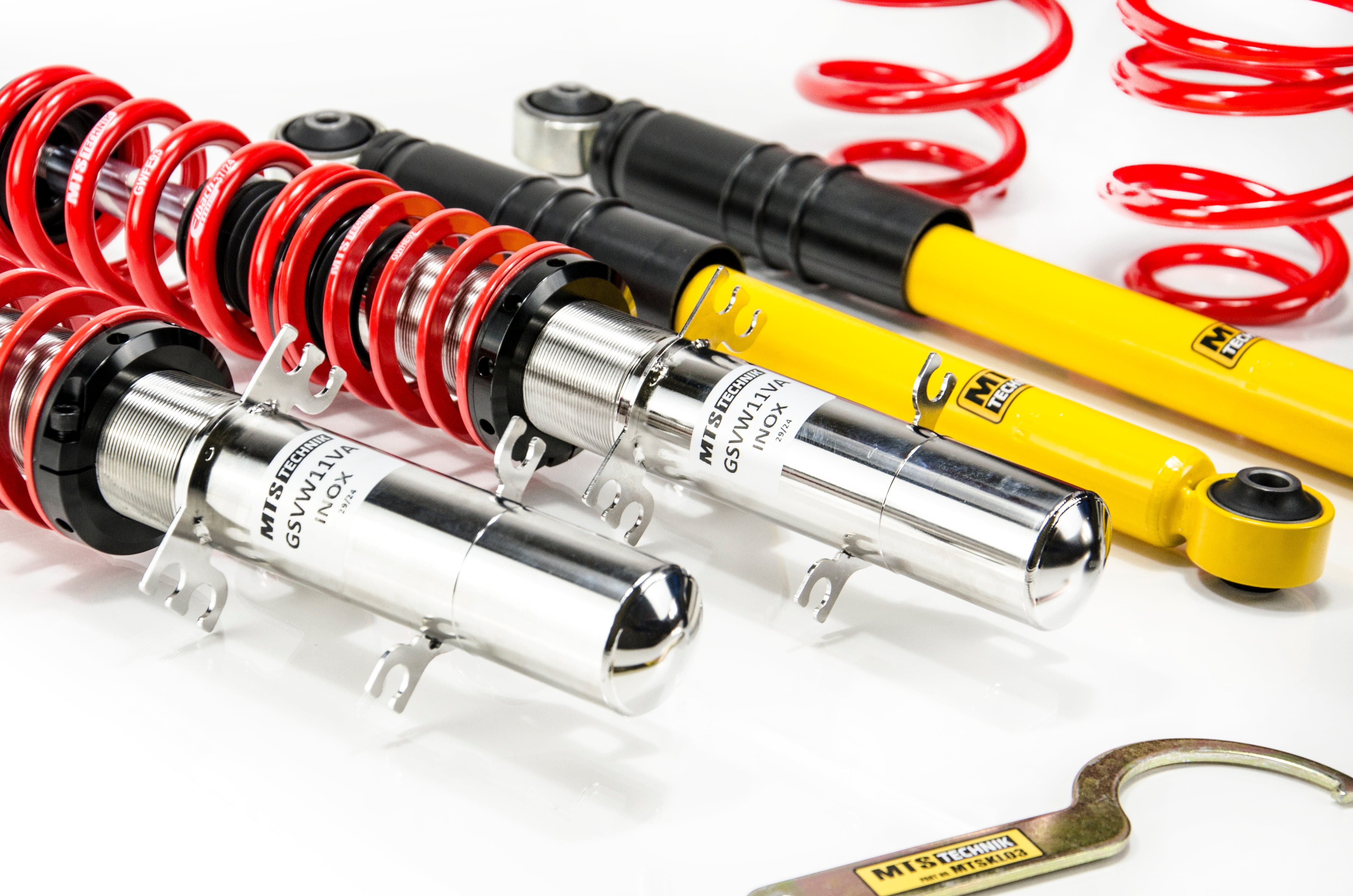 MTS Technik Stance Series Coilover Kit - Without Front Axle Top Mount for 2002-2004 Audi S3 (8L/8P) XMTSGWVW11-S