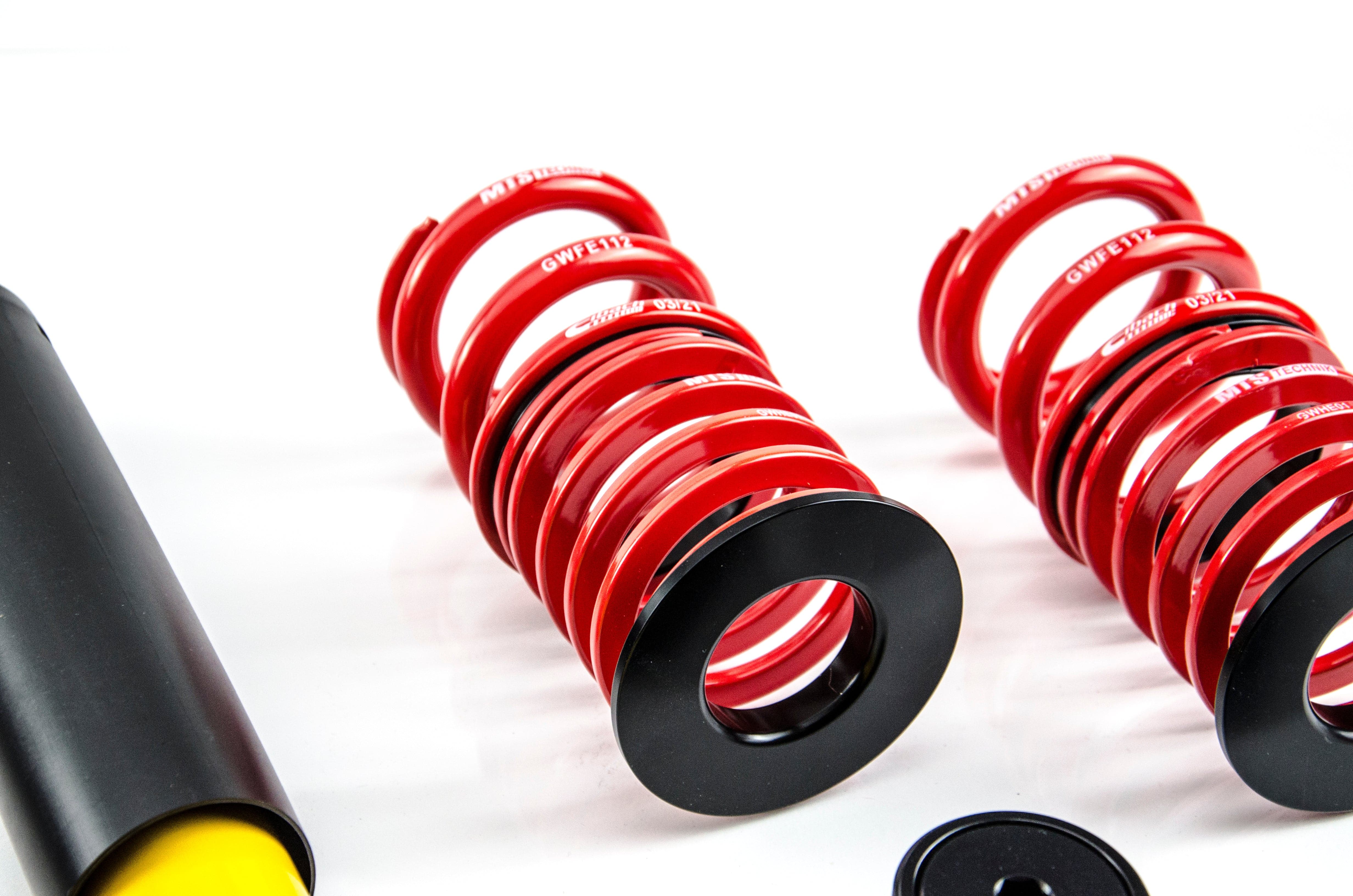 MTS Technik Stance Series Coilover Kit - Without Rear Top Mount, Inox Housing, 45mm Strut for 1985-1993 BMW 325e (E30) XMTSGWBM15-S