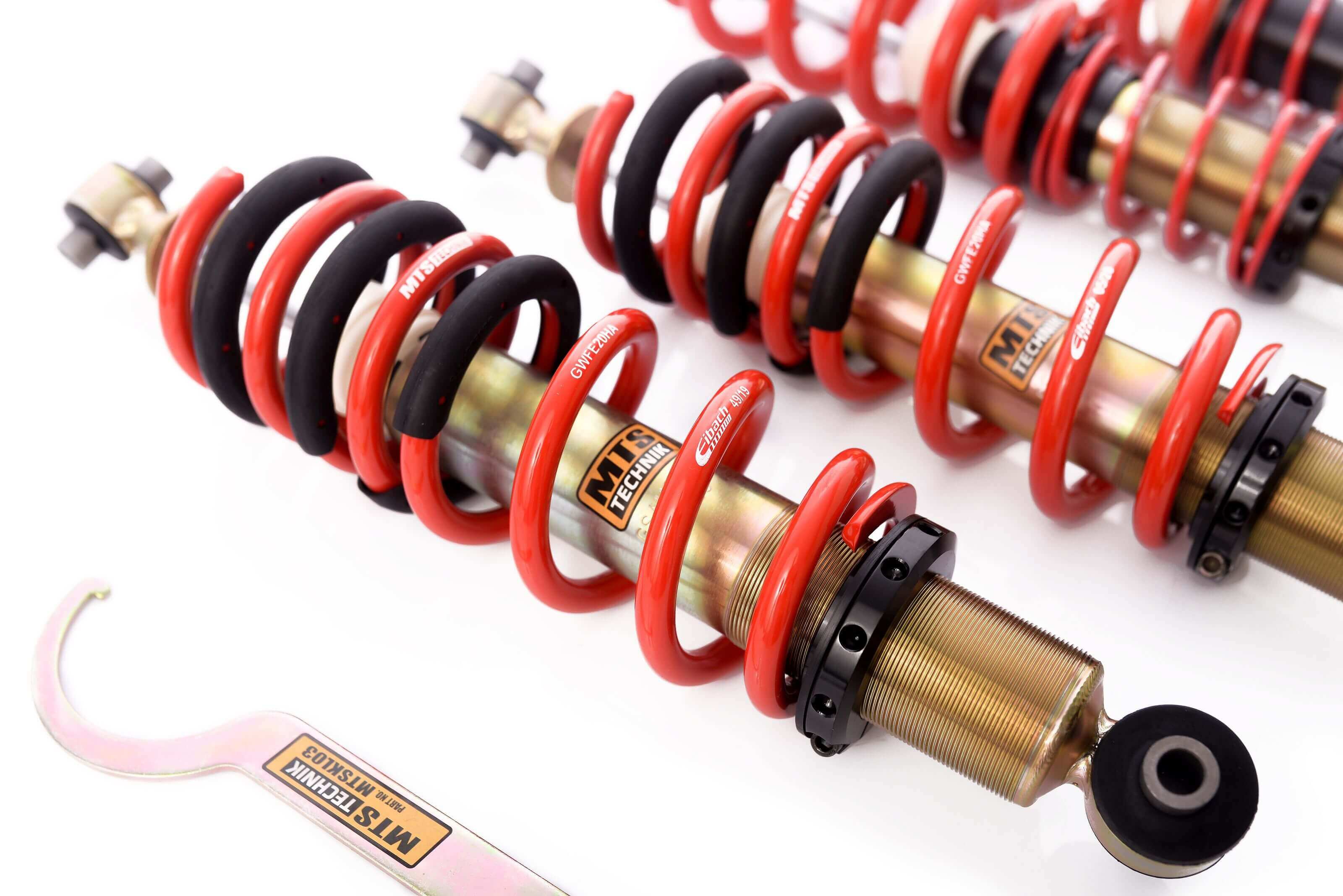 MTS Technik Stance Series Coilovers - Front Axle Max Load 1081-1150 kg for 1994-2001 Audi A4 Quattro Kombi (8D5) MTSGWAU41-S