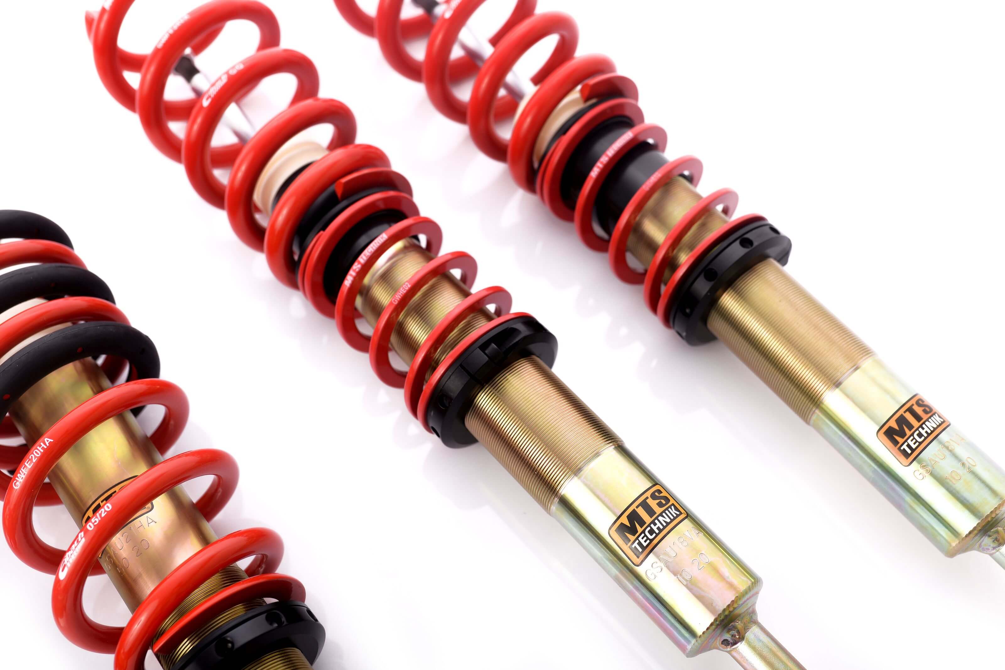 MTS Technik Stance Series Coilovers - Front Axle Max Load 1081-1150 kg for 1994-2001 Audi A4 Quattro Sedan (8D2) MTSGWAU41-S