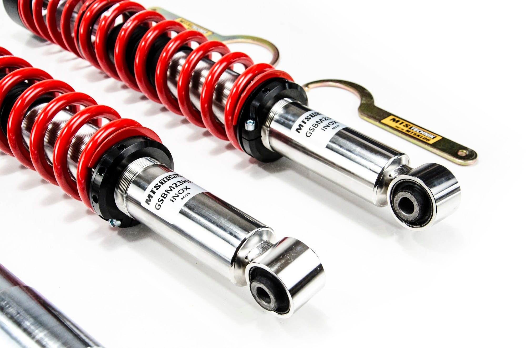 MTS Technik Street Series Coilover Kit - Inox Housing, 83mm Rear Top for 1978-1987 BMW 735i (E23) XMTSGWBM58