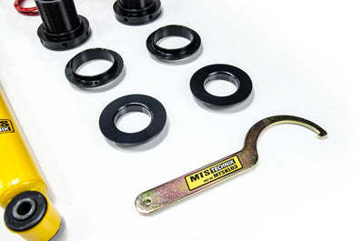 MTS Technik Street Series Coilover Kit - With Front and Rear Top Mount, Gold Housing for 1992-1999 BMW 323i (E36/E46) MTSGWBM98