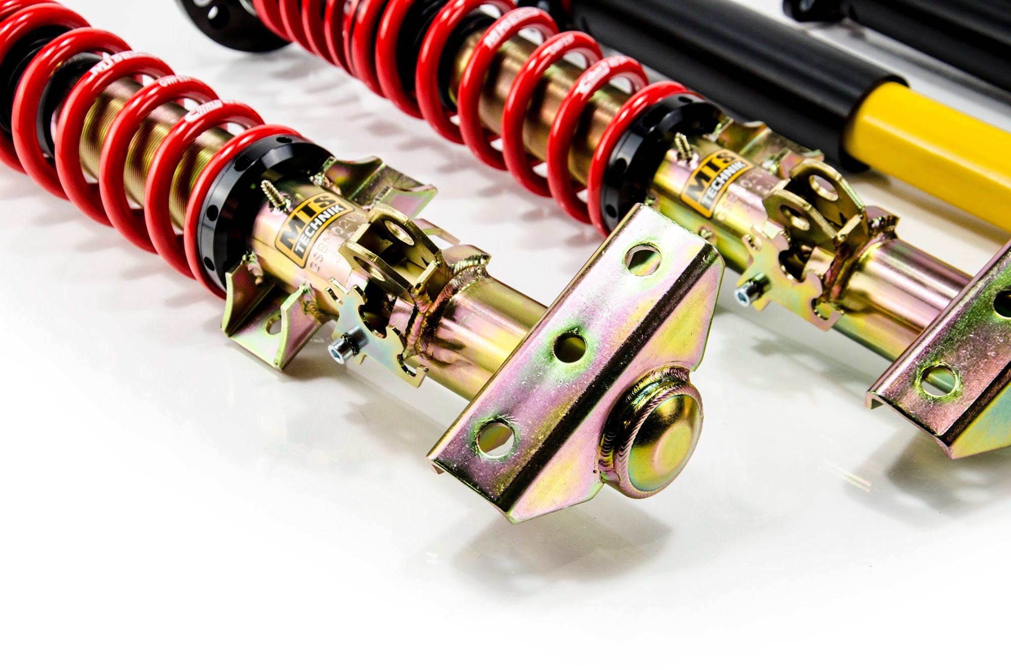 MTS Technik Street Series Coilover Kit - With Front and Rear Top Mount, Gold Housing for 1995-2002 BMW 318ti (E36) MTSGWBM99