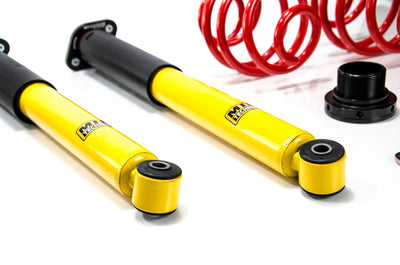 MTS Technik Street Series Coilover Kit - With Front and Rear Top Mount, Gold Housing for 1995-2002 BMW 318ti (E36) MTSGWBM99