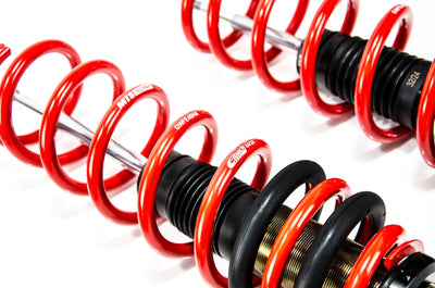MTS Technik Street Series Coilover Kit - With Front Axle Top Mount, Gold Housing for 2001-2003 BMW 530i (E39) MTSGWBM101