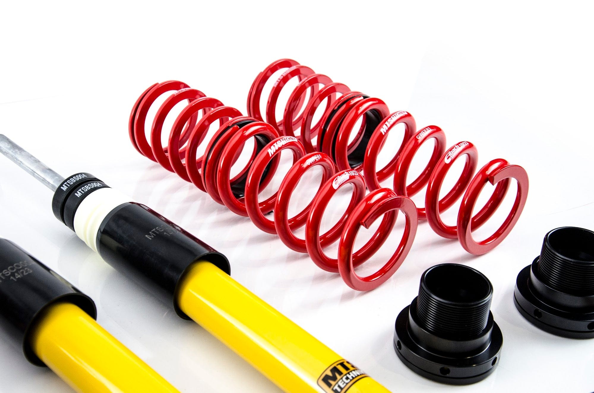 MTS Technik Street Series Coilover Kit - With Front Axle Top Mount, Gold Housing for 2020-2022 Volkswagen Passat (A34) MTSGWVW103