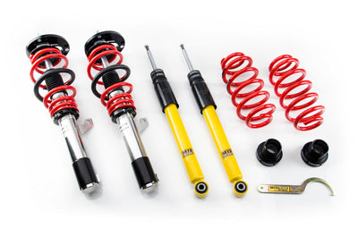 MTS Technik Street Series Suspension Coilover Kit (w/ Front Top Mount, 32 N/mm Front Main Spring Rate) for 2004-2009 Volkswagen Eos (1F) XMTSGWVW91