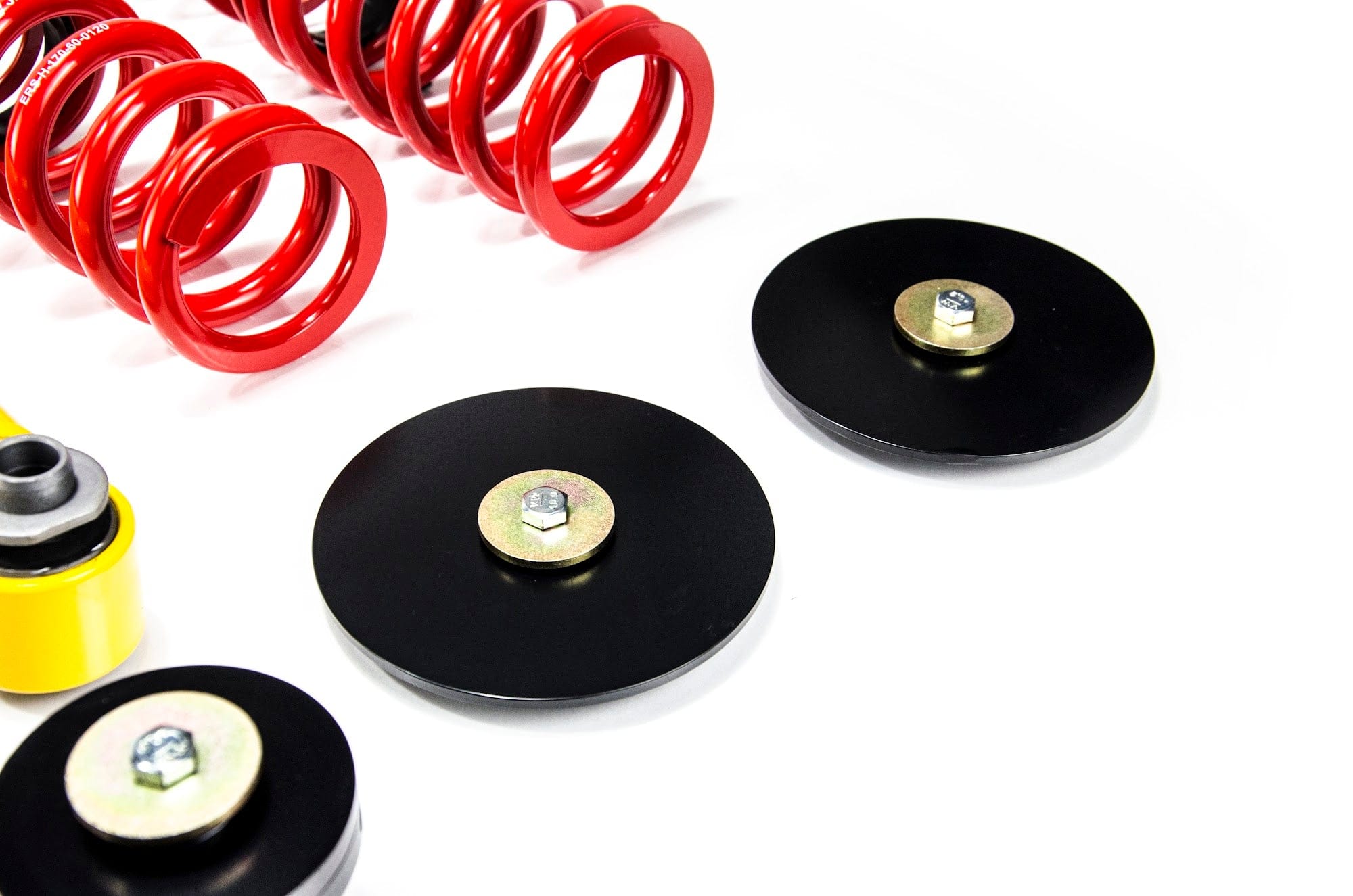 MTS Technik Street Series Coilover Kit - With Front Top Mount, Gold Housing, With and Without Nivo for 2010 BMW 535i (E61) MTSGWBM112