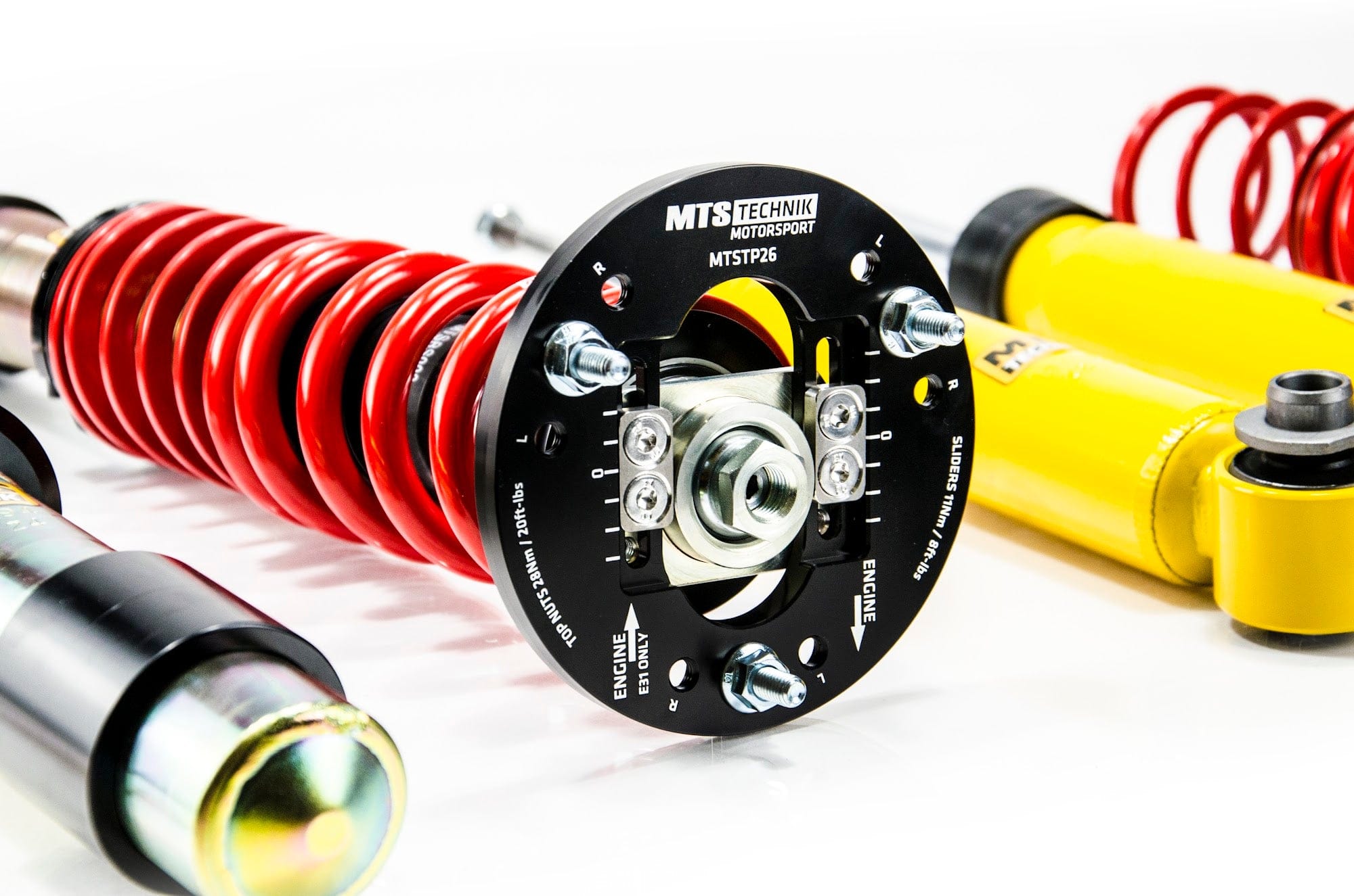 MTS Technik Street Series Coilover Kit - With Front Top Mount, Gold Housing, With and Without Nivo for 2010 BMW 535i (E61) MTSGWBM112