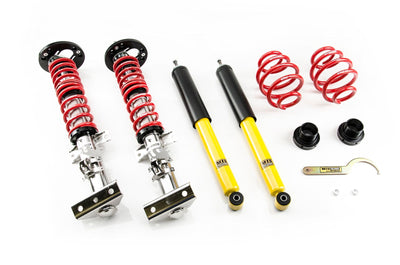 MTS Technik Street Series Suspension Coilover Kit (w/ Front Top Mount, Without Rear Top Mount, Inox Housing) for 1995-2002 BMW 318ti (E36) XMTSGWBM117