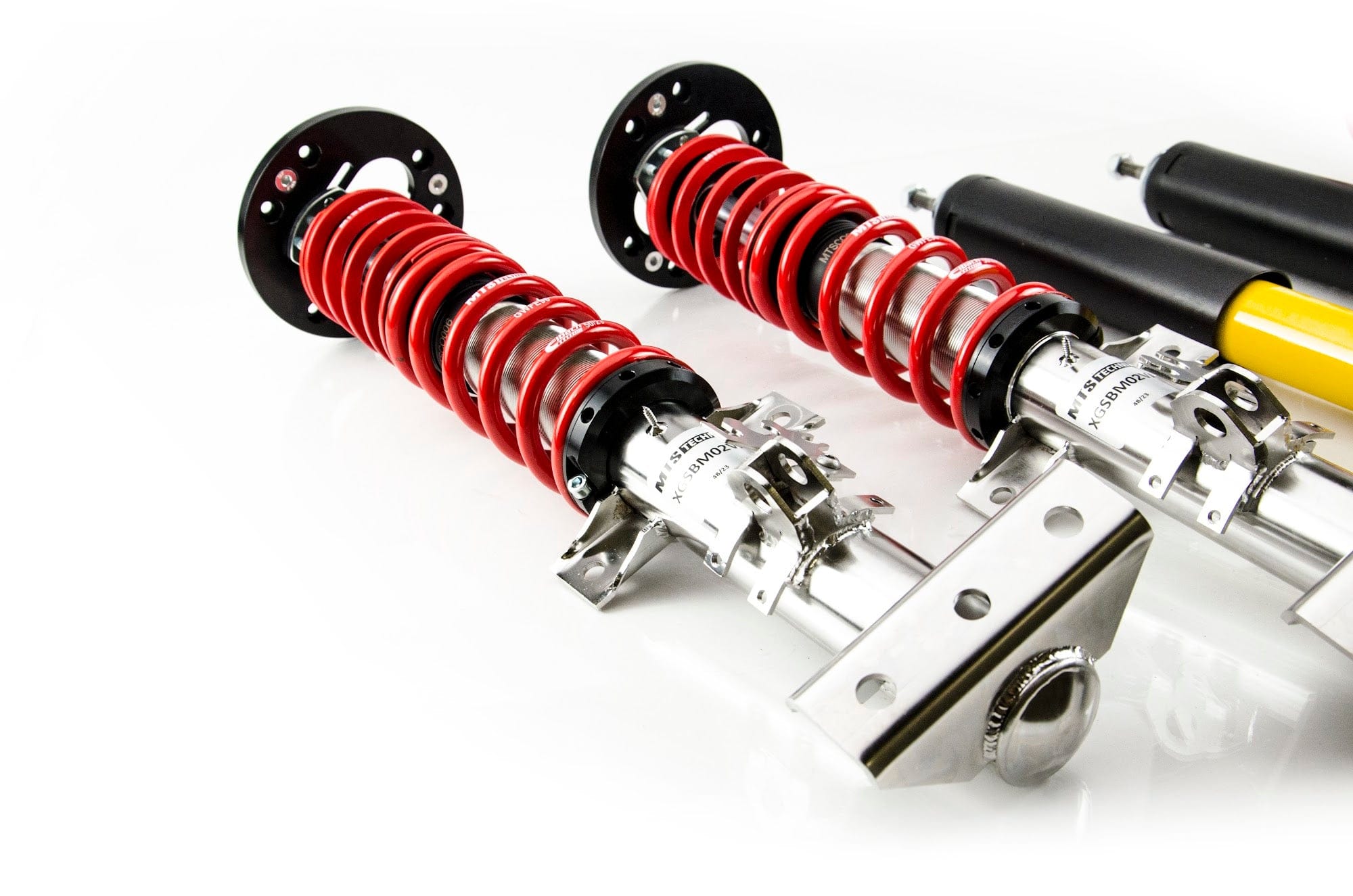 MTS Technik Street Series Coilover Kit - With Front Top Mount, Without Rear Top Mount, Inox Housing for 1995-2002 BMW 318ti (E36) XMTSGWBM117
