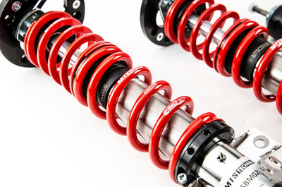 MTS Technik Street Series Coilover Kit - With Front Top Mount, Without Rear Top Mount, Inox Housing for 1995-2002 BMW 318ti (E36) XMTSGWBM117